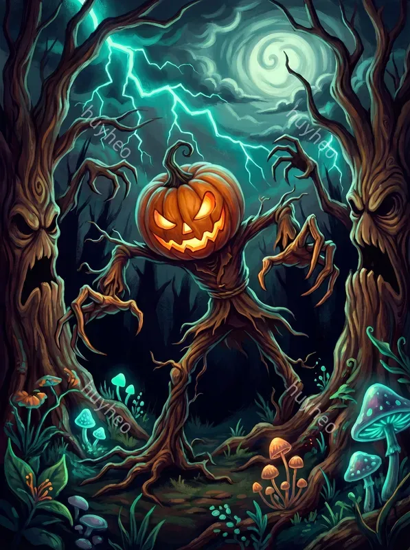 Whimsical Dark Fantasy Disney Art