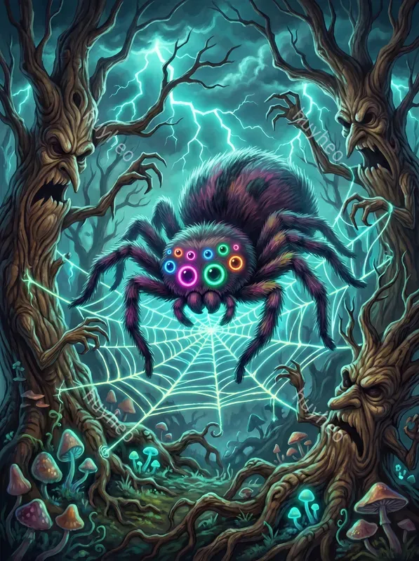 Whimsical Dark Fantasy Disney Art