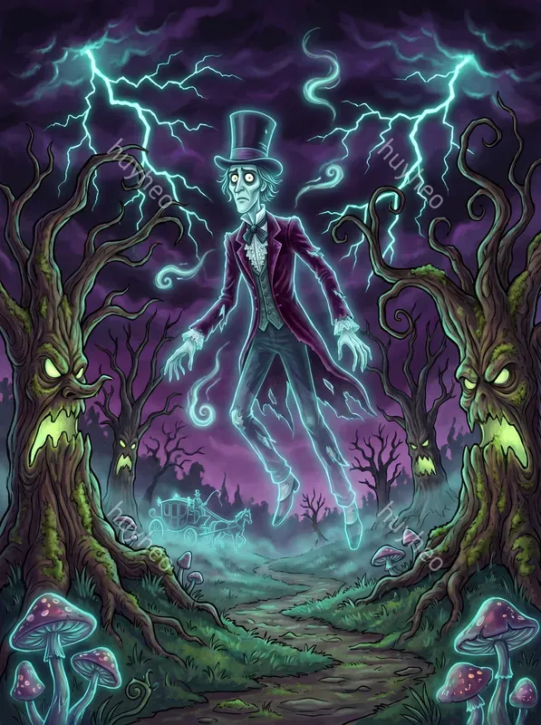 Whimsical Dark Fantasy Disney Art