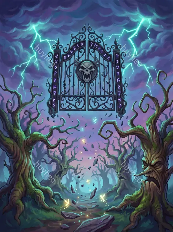 Whimsical Dark Fantasy Disney Art