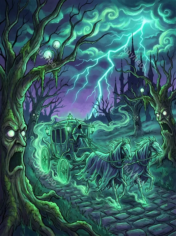Whimsical Dark Fantasy Disney Art
