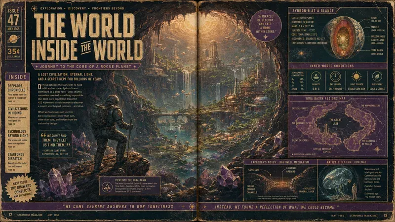 Pulp Science Fiction Horizontals