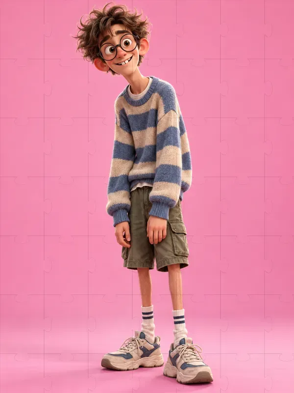 Expressive Quirky 3D Cartoon Characters