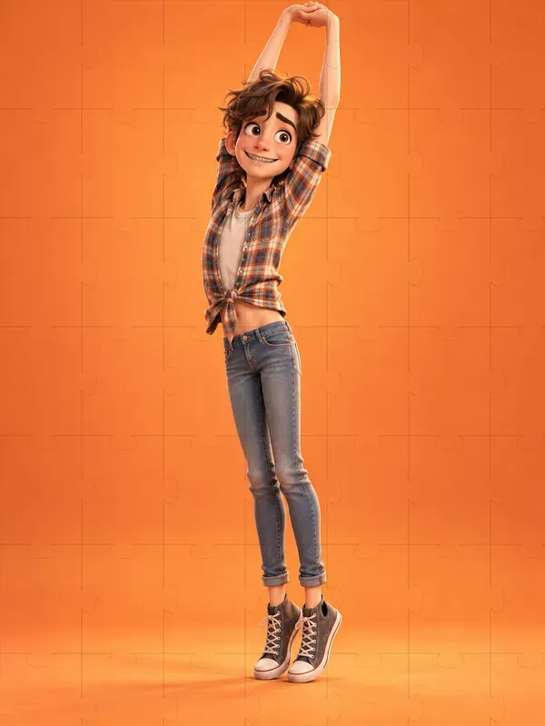 Expressive Quirky 3D Cartoon Characters