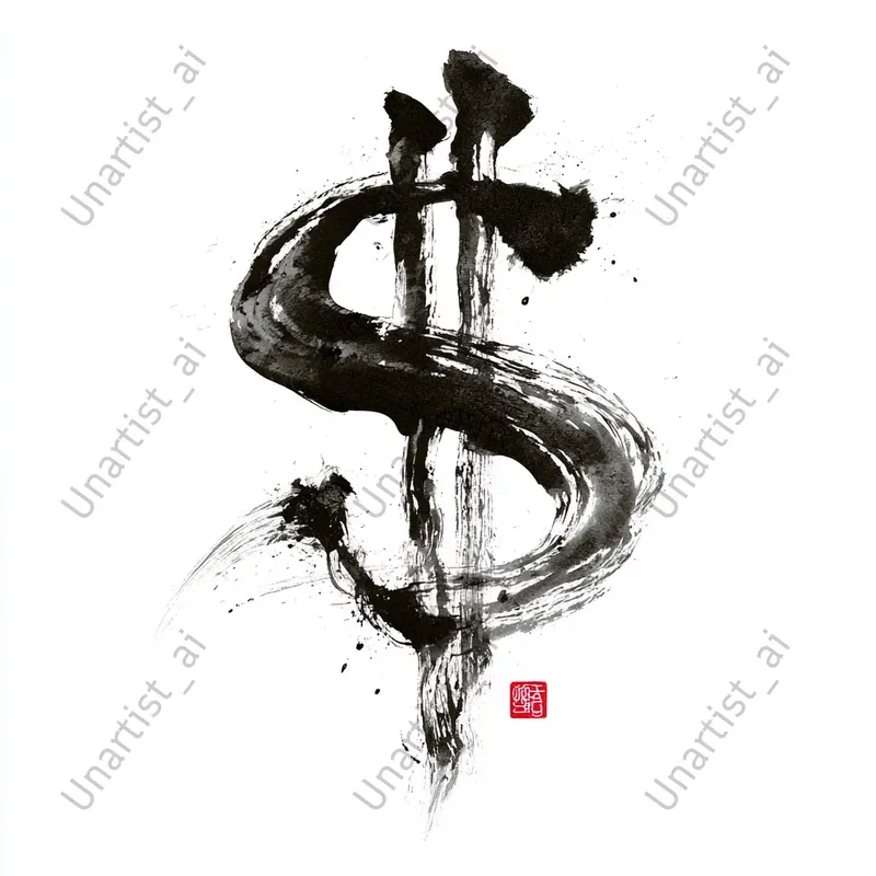 Japanese Calligraphy Numbers