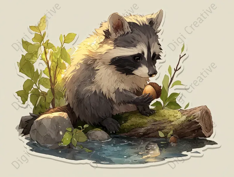 Charming Airbrush Sticker Art