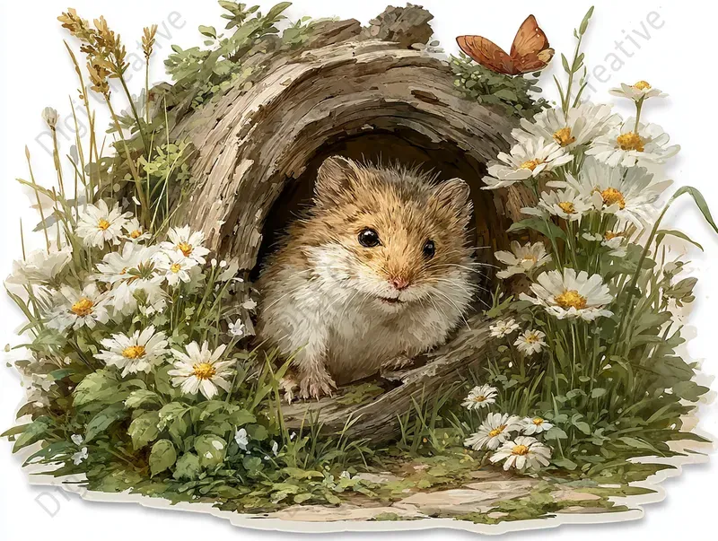 Charming Airbrush Sticker Art