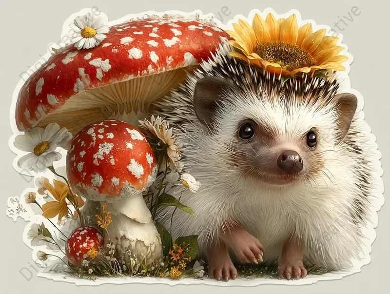 Charming Airbrush Sticker Art