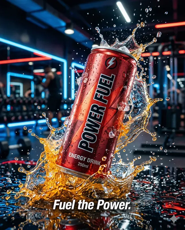 Design Ultimate Energy Drink Adverts
