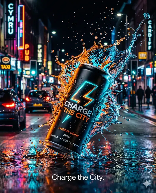 Design Ultimate Energy Drink Adverts