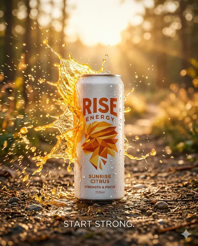Design Ultimate Energy Drink Adverts