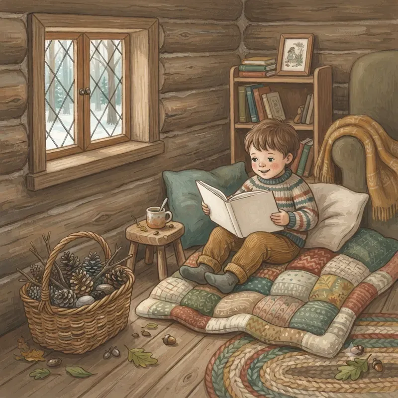 Storybook Reading Nook Scene Art Systems