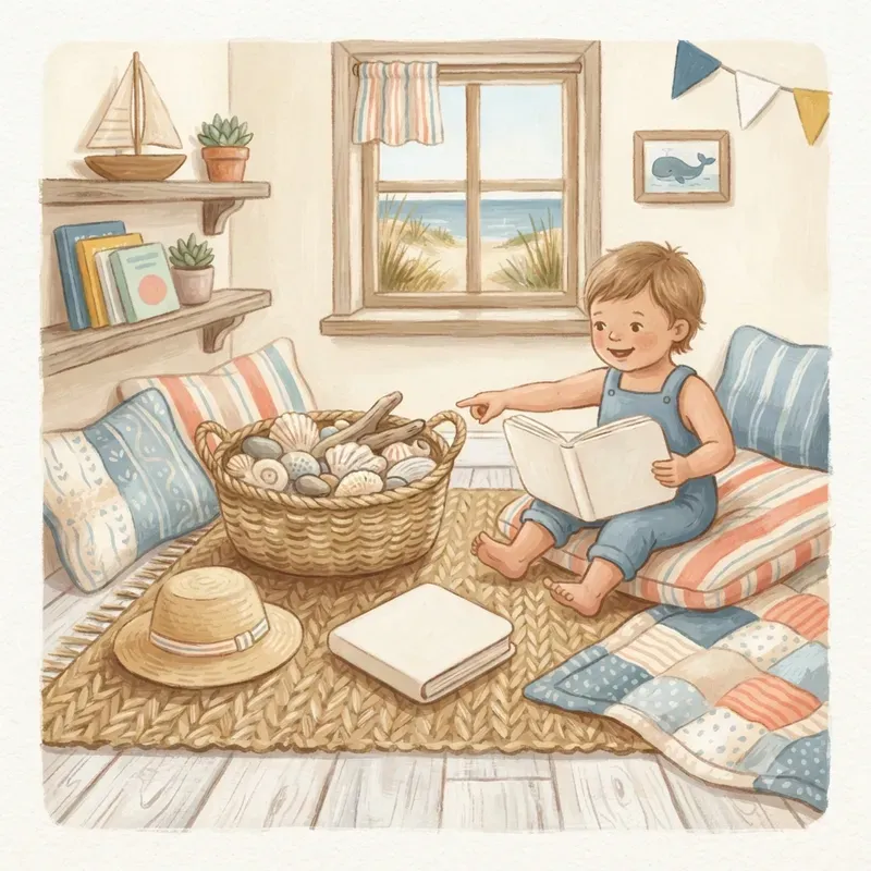 Storybook Reading Nook Scene Art Systems