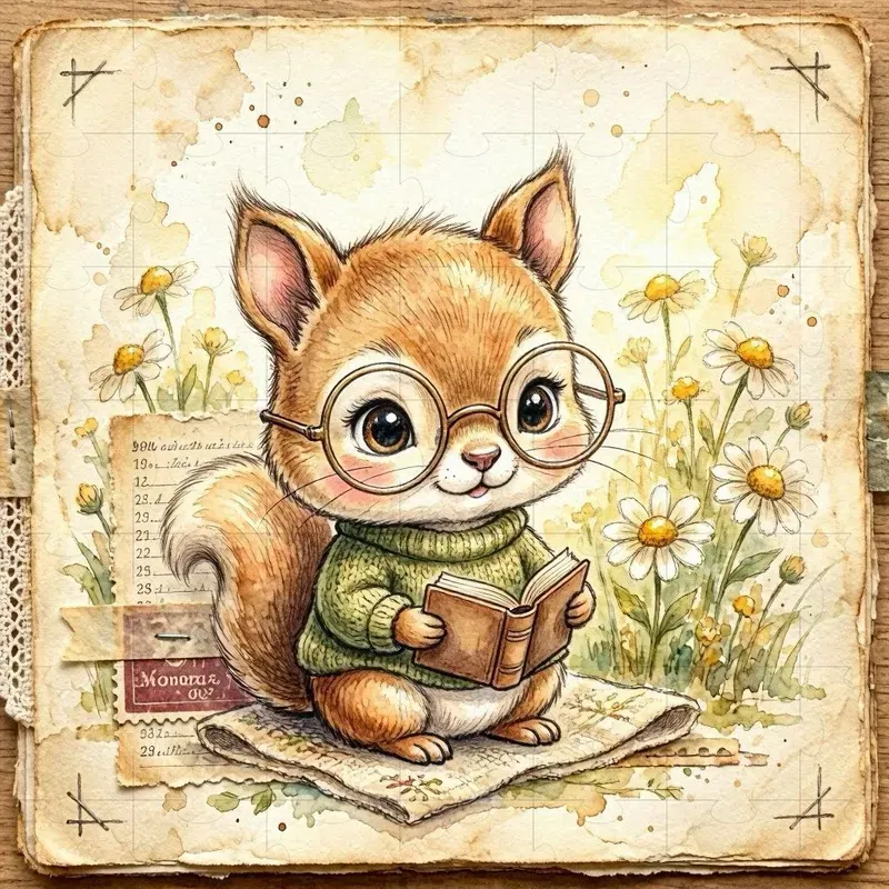 Whimsical Storybook Animal Journals