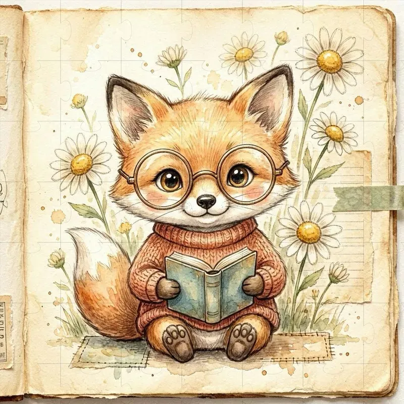 Whimsical Storybook Animal Journals
