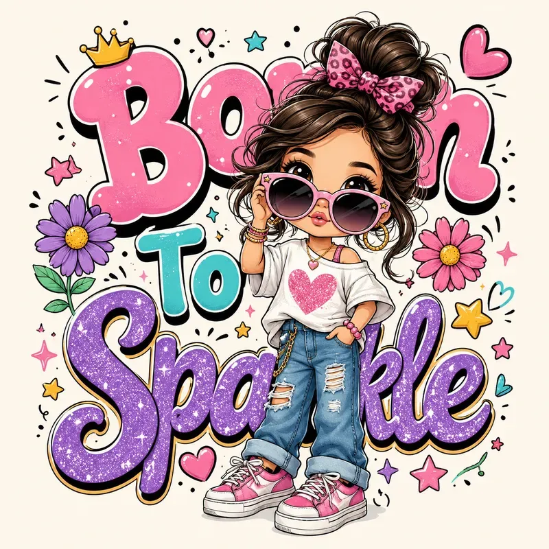 Cute Character Tee Design Kits