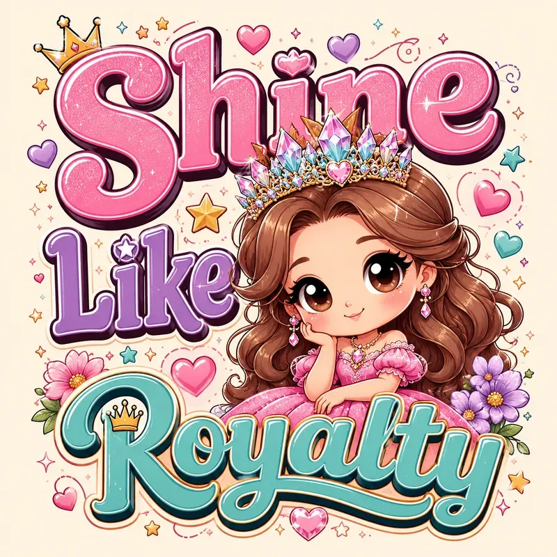 Cute Character Tee Design Kits