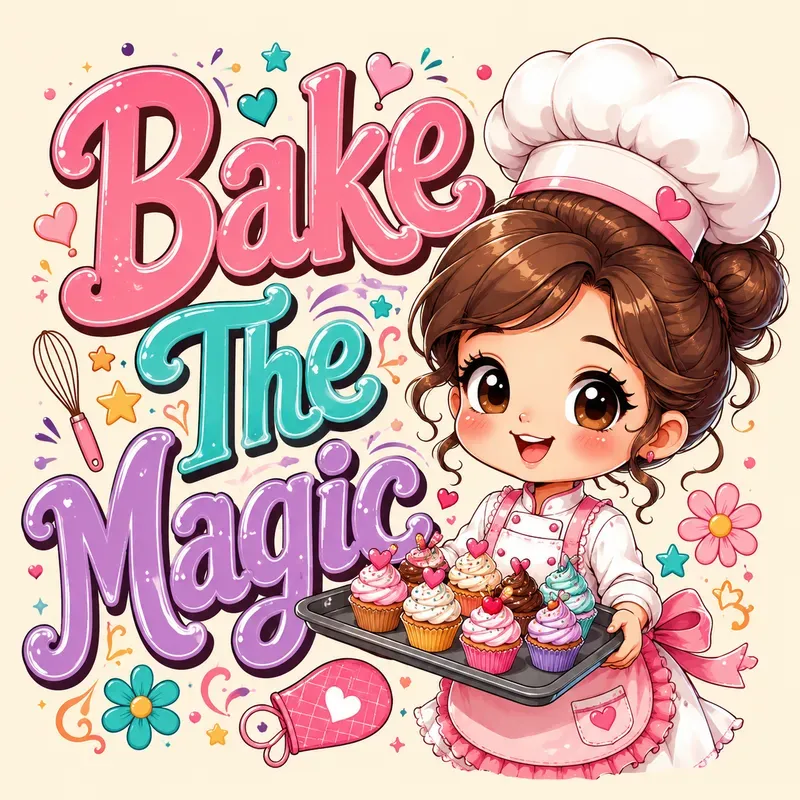 Cute Character Tee Design Kits
