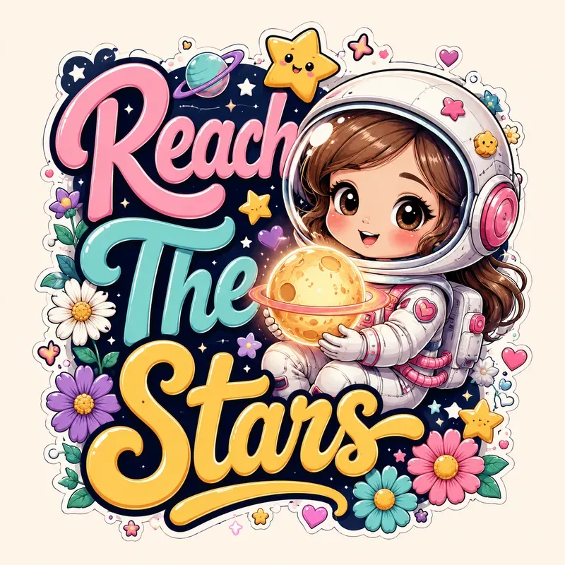 Cute Character Tee Design Kits