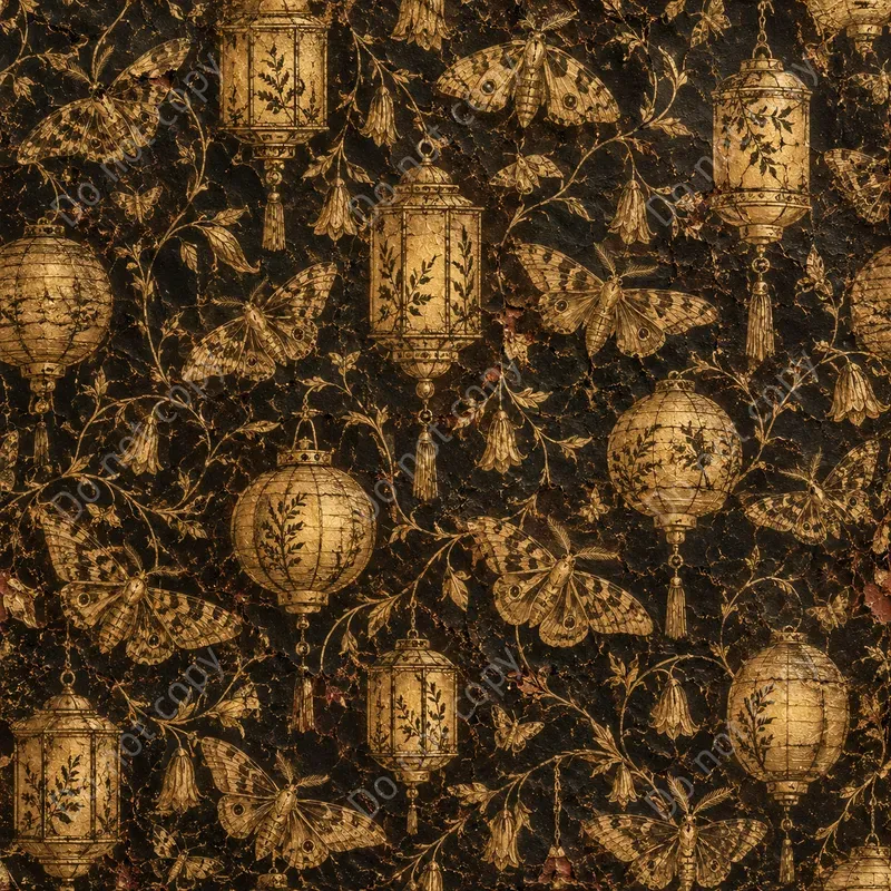 Vintage Gilded Foil Papers