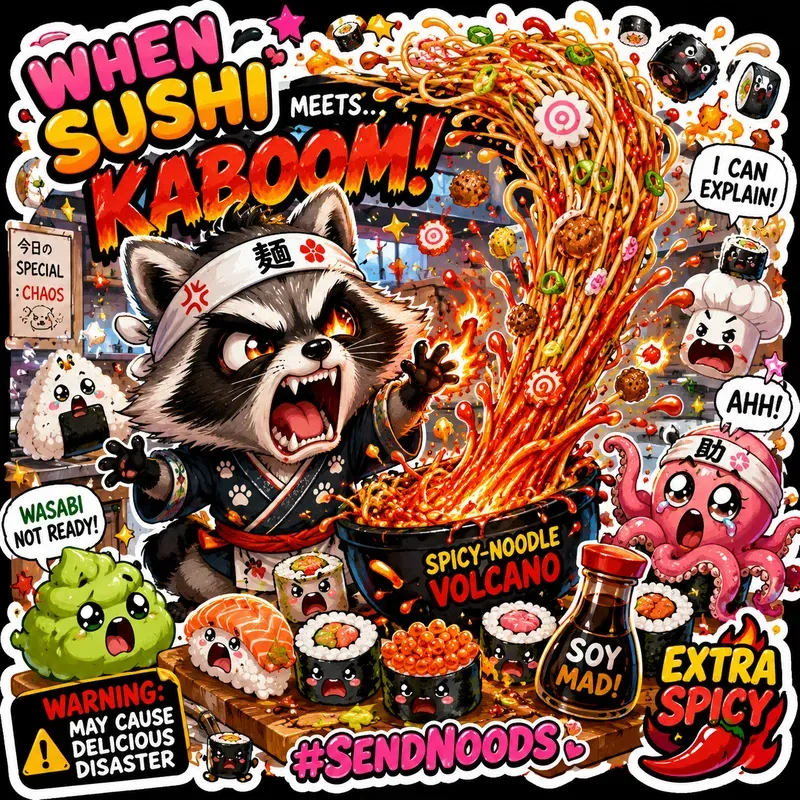 Chaotic Cute Sticker Madness