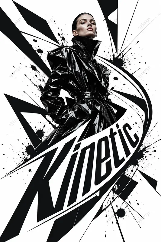 Kinetic Vector Chaos Posters