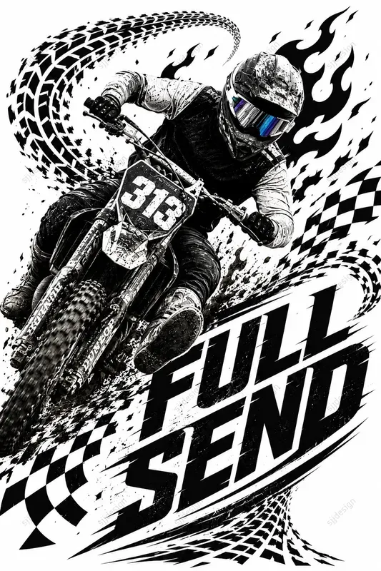 Kinetic Vector Chaos Posters