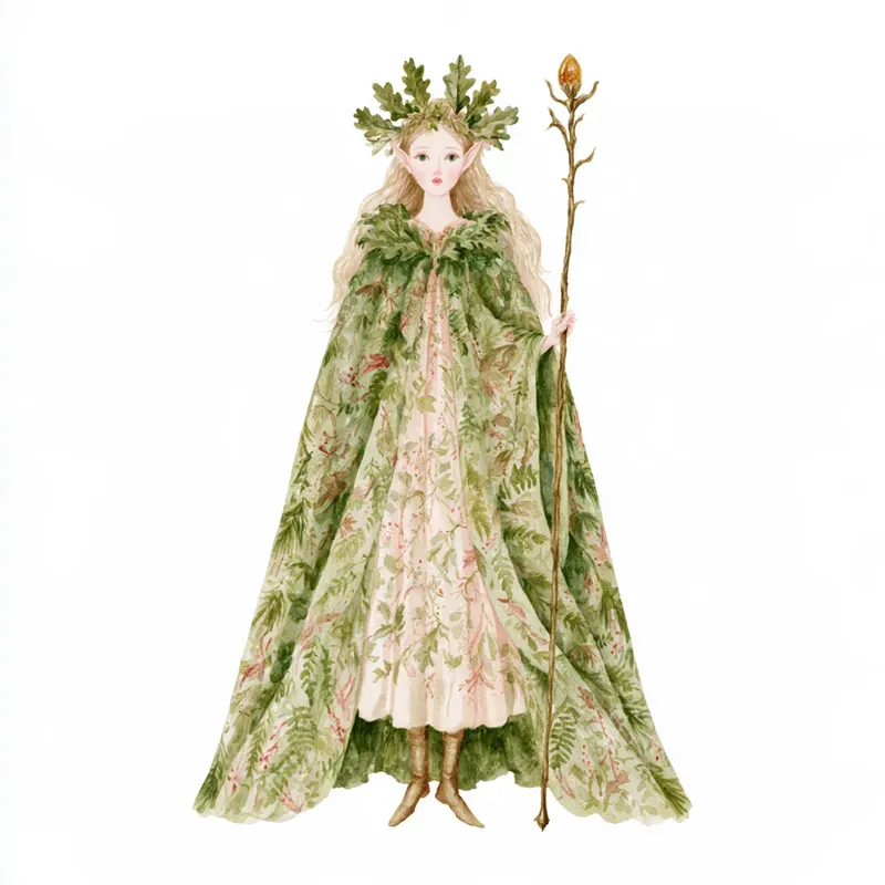 Enchanted Woodland Watercolor Cliparts