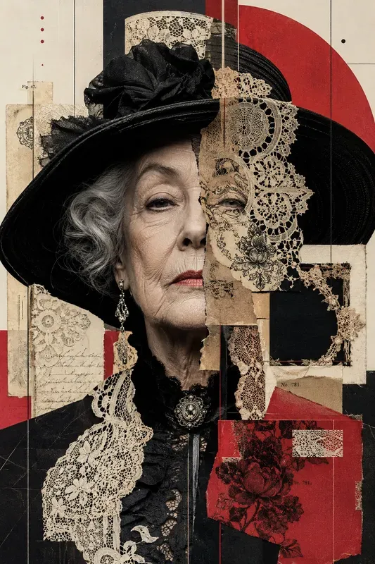 Splitface Surreal Collage Art