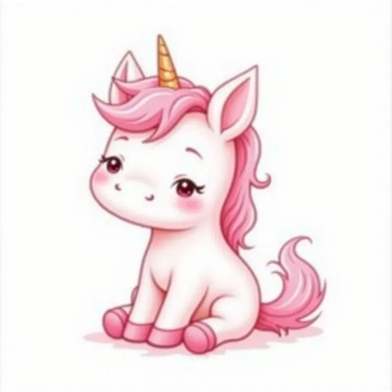 Cute Animal Handdrawn Kawaii Style