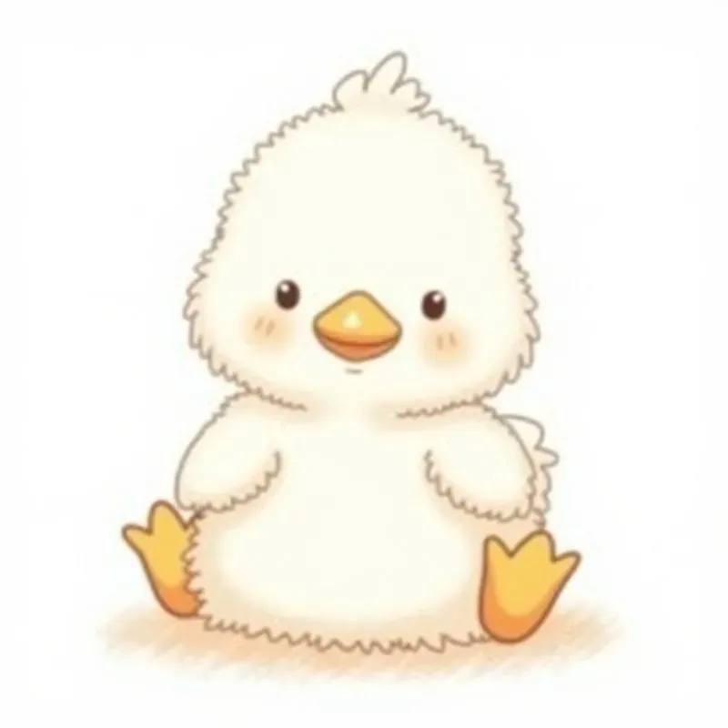 Cute Animal Handdrawn Kawaii Style