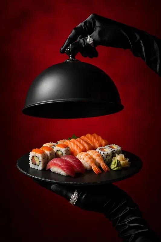 Luxury Floating Food Advertisements