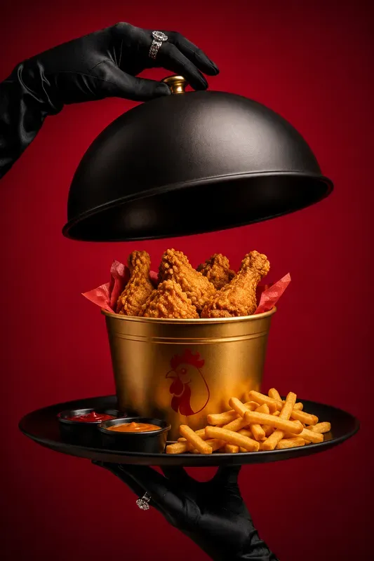 Luxury Floating Food Advertisements