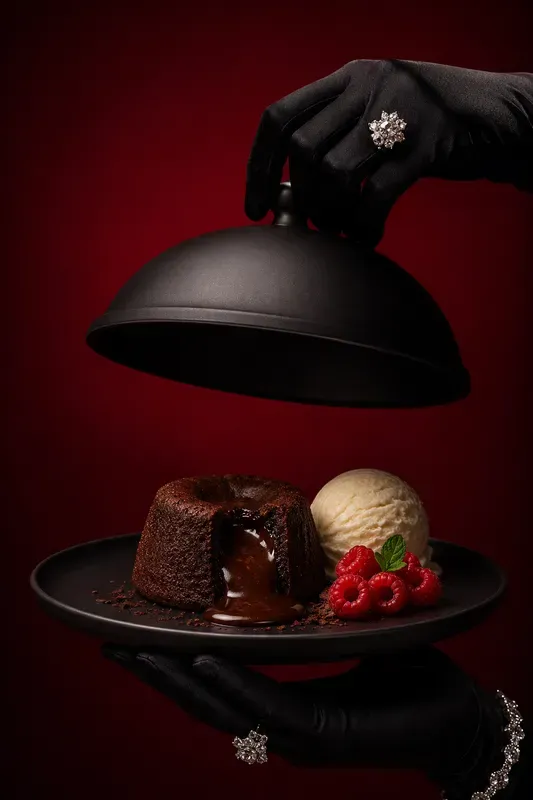 Luxury Floating Food Advertisements