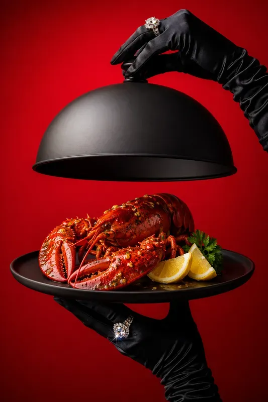 Luxury Floating Food Advertisements