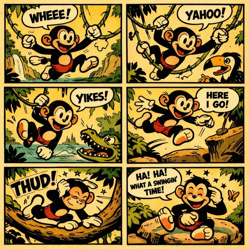 Vintage Comic Panel Generator