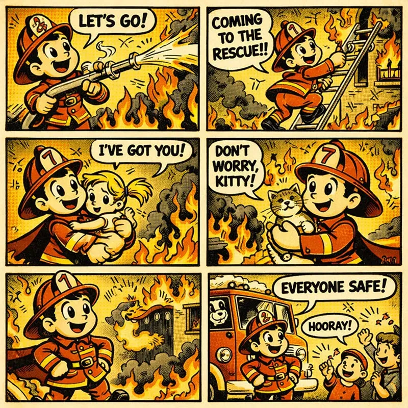 Vintage Comic Panel Generator