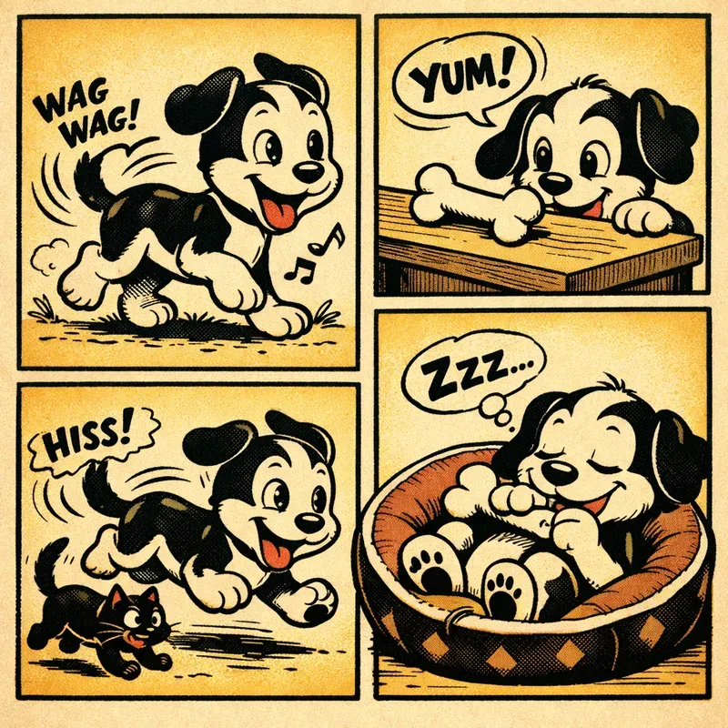 Vintage Comic Panel Generator