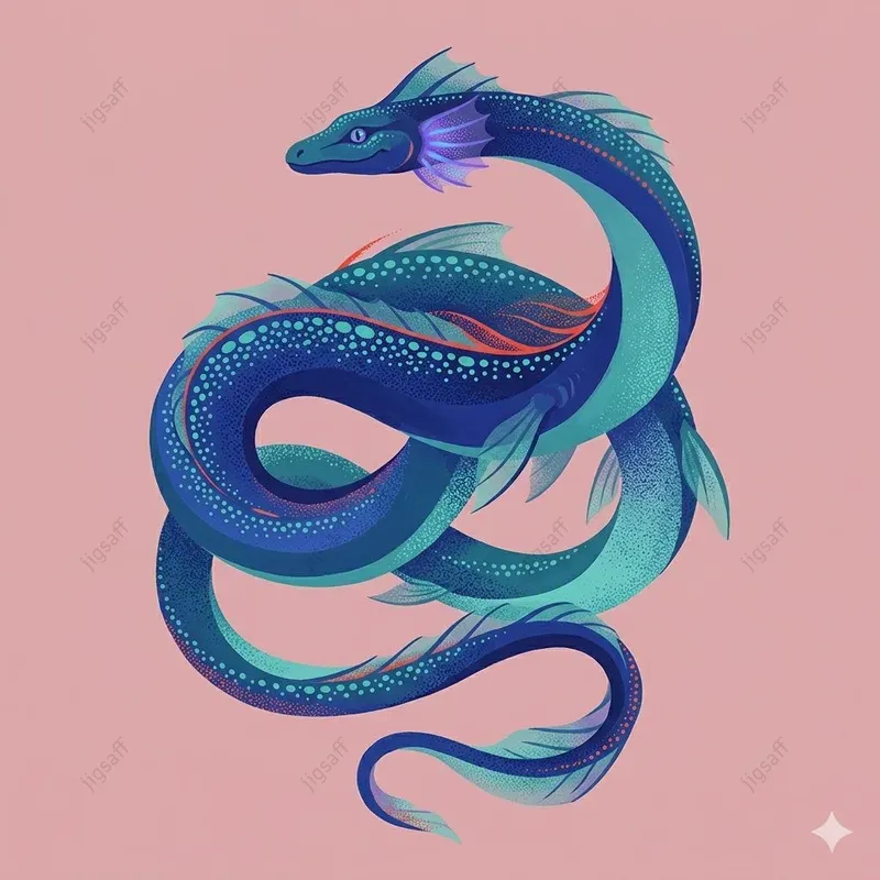 Mystical Fauna Stylized Gouache Art