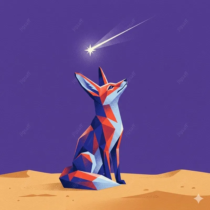 Mystical Fauna Stylized Gouache Art