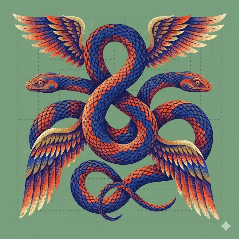 Mystical Fauna Stylized Gouache Art