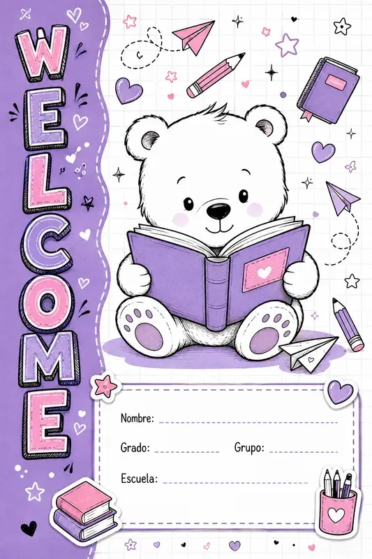 Cute School Notebook Covers