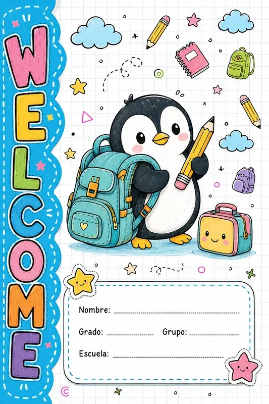 Cute School Notebook Covers