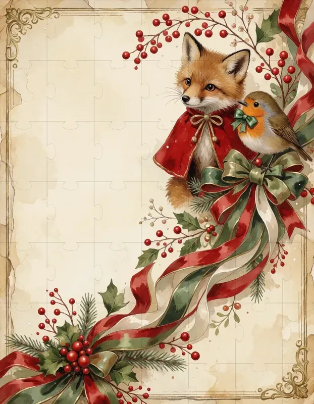 Vintage Christmas Digital Papers