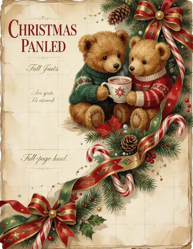 Vintage Christmas Digital Papers