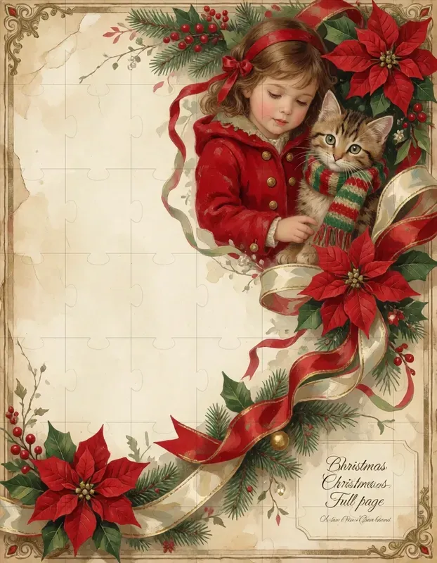 Vintage Christmas Digital Papers