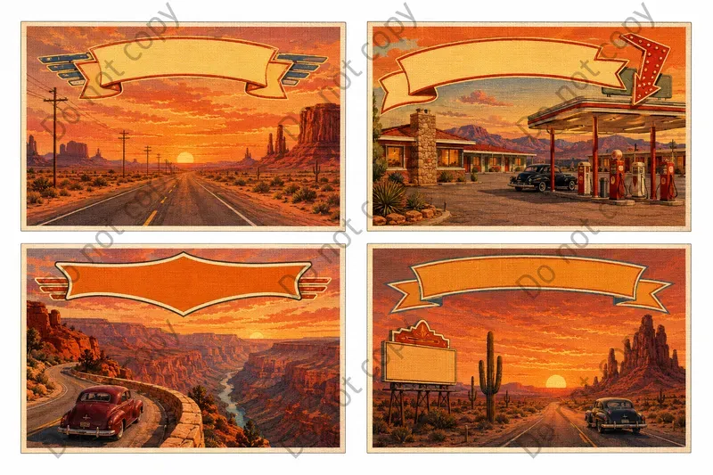 Linen Era Souvenir Postcard Art