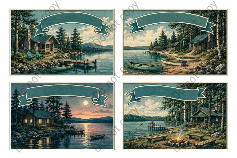 Linen Era Souvenir Postcard Art