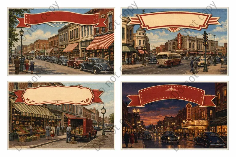 Linen Era Souvenir Postcard Art
