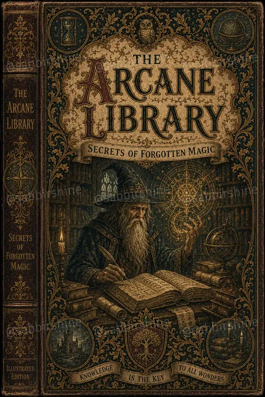 Vintage Book Cover Generator